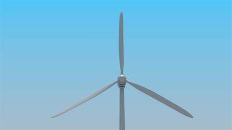 Animated wind turbine 3D Model animated rigged .fbx .blend - CGTrader.com