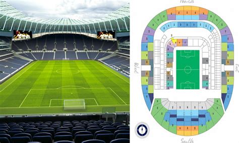 Detailed Tottenham Stadium Seating Plan