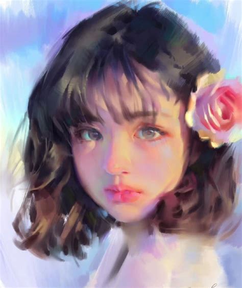 Anime Drawings Sketches, Realistic Drawings, Digital Painting Tutorials, Art Tutorials, Pretty ...