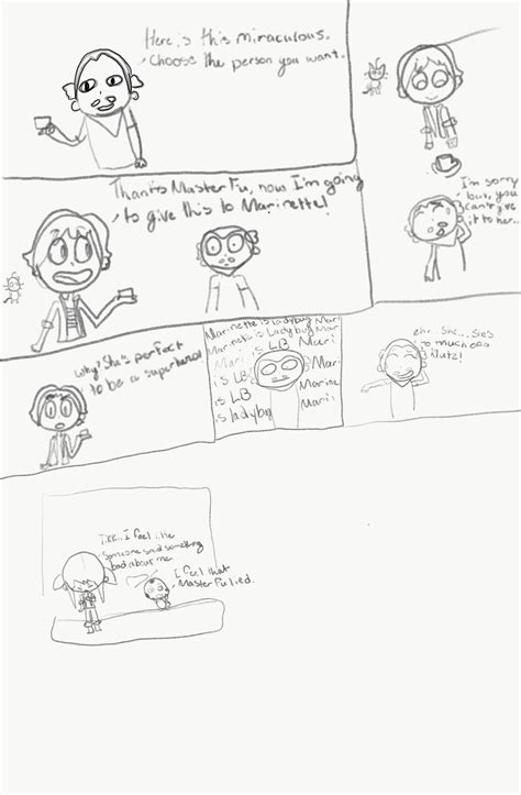 I made this comic about if Adrien wanted MARINETTE to have a miraculous. I got this idea a while ...