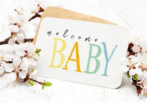 Welcome Baby Card New Baby Card Baby Girl Baby Boy Instant - Etsy UK