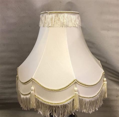 Large Small Imperial Gallery Bell Victorian Style Traditional Scallop Bell Lamp Shade Cream ...