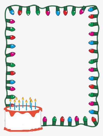 Birthday Cake Border PNG - birthday, birthday border, birthday cake ...