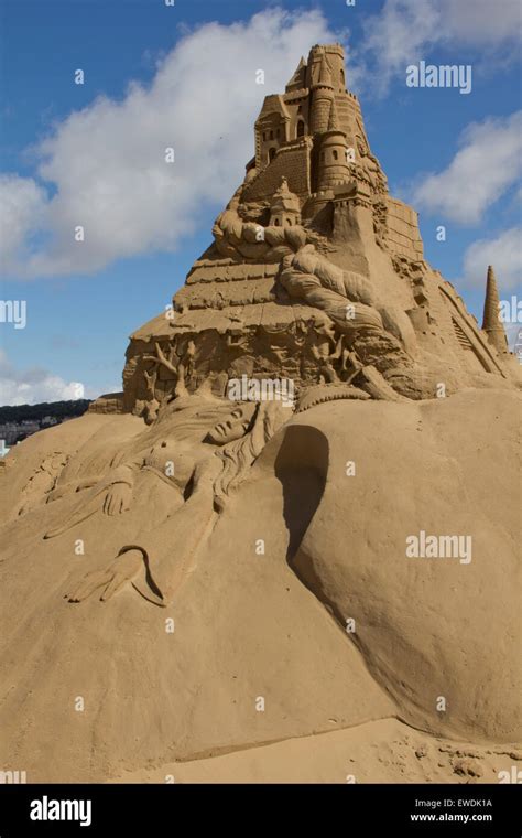 Sand Sculptures at Weston-super-mare Stock Photo - Alamy