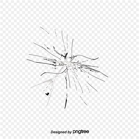 Glass Crack, Glass Drawing, Glass Sketch PNG Transparent Clipart Image and PSD File for Free ...