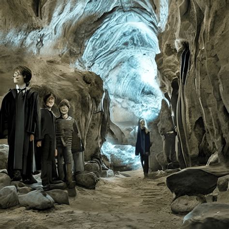 Harry Potter in the Caves · Creative Fabrica