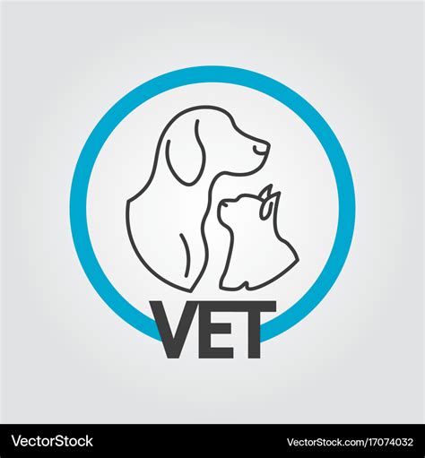 Vet logo design Royalty Free Vector Image - VectorStock