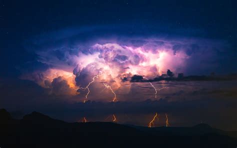 lightning, Storm, Rain, Clouds, Sky, Nature, Thunderstorm Wallpapers HD / Desktop and Mobile ...