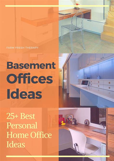 Basement Offices Ideas [25+ Best Personal Home Office Ideas]