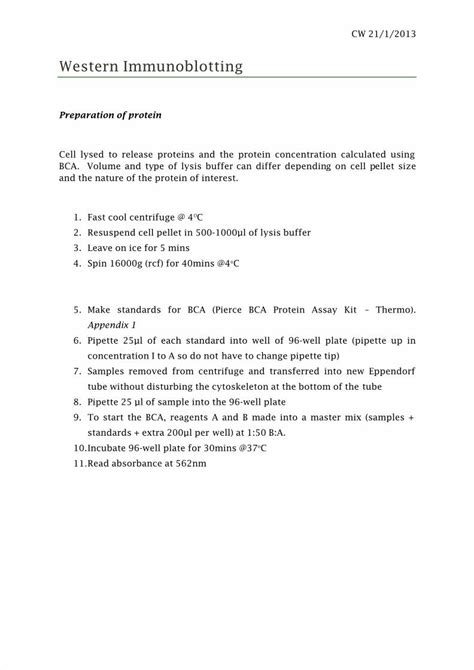 (PDF) Western Immunoblotting Protocol - DOKUMEN.TIPS