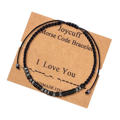 I Love You | Morse Code Inspirational Bracelets | Lover Gift – Joycuff