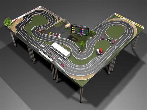 Layout 2 Slot Car Racing Sets, Slot Car Race Track, Ho Slot Cars, Race ...