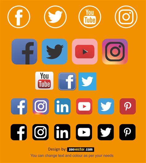 Facebook Twitter Instagram Logo Vector - FREE Vector Design - Cdr, Ai, EPS, PNG, SVG