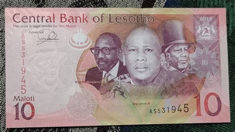 Lesotho Currency || Lesotho loti - YouTube