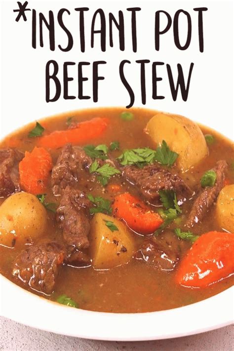 Instant Pot Beef Stew Need something to do How aboutthis Instant Pot beef stew stew | Slow ...