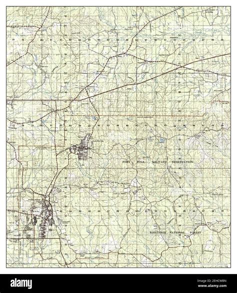 Fort Polk, Louisiana, map 1977, 1:50000, United States of America by ...