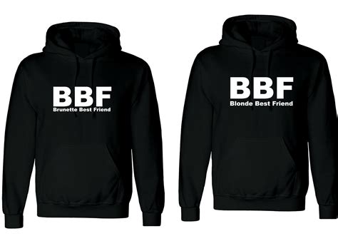 Couple Matching Hoodies for Best Friends Hoodie Hoody Hood | Etsy