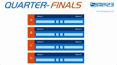 10 Excel Bracket Template - Excel Templates