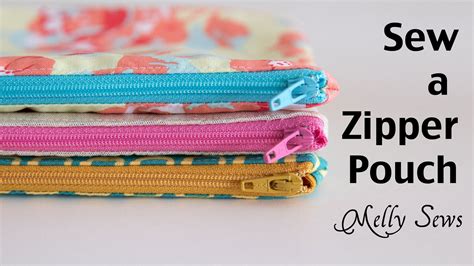 How to Sew a Zipper Pouch | Zipper pouch tutorial, Pouch sewing, Sewing projects for beginners