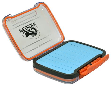 Small Waterproof Double Sided Fly Fishing Fly Box with Silicon Fly Pat – Region Fishing