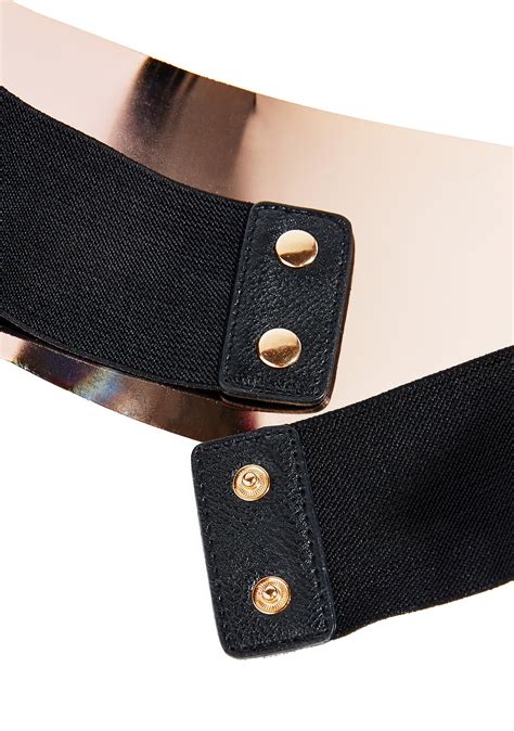 Gold Wide Waist Belt | Dolls Kill