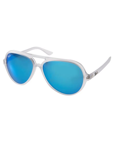 Ray-ban Aviator Sunglasses in Transparent for Men (clear) | Lyst