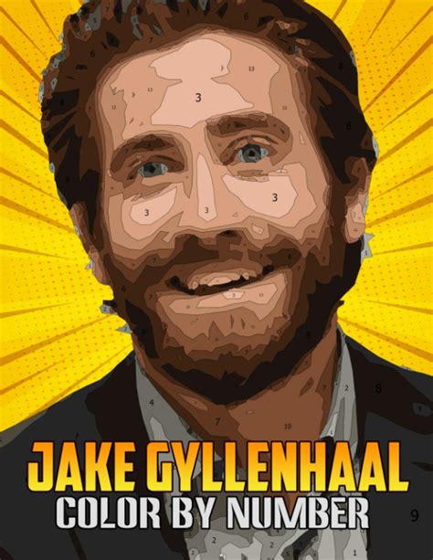 Jake Gyllenhaal Color By Number: BAFTA Award for Best Actor in a Supporting Role Inspired Color ...