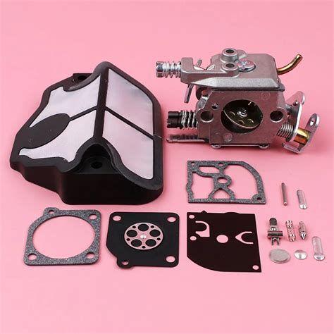 Carburetor Air Filter Carb Rebuild Repair Kit For Husqvarna 36 41 136 137 141 142 Chainsaw Spare ...