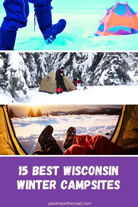 15 Best Sites for Winter Camping in Wisconsin - Paulina on the road