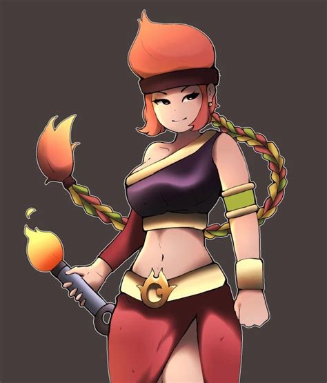 [Art] Amber The Fire Acrobat : Brawlstars Chica Anime Manga, Kawaii ...