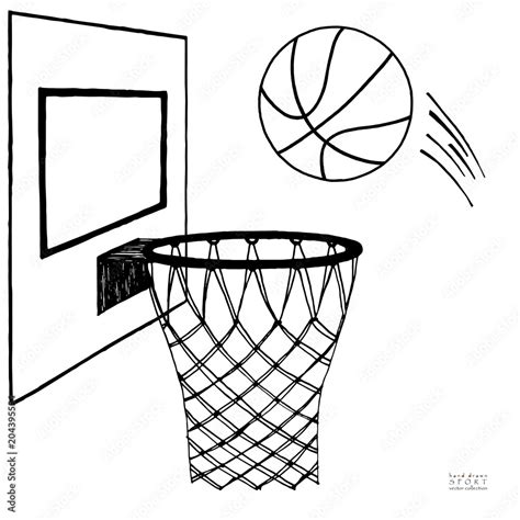 Basketball Hoop Sketch