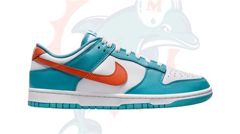 Miami Dolphins: Nike Dunk Low "Miami Dolphins" shoes: Where to get ...