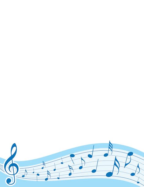 Music Border: Clip Art, Page Border, and Vector Graphics