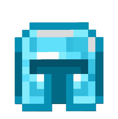 Minecraft Diamond Helmet Pixel Art