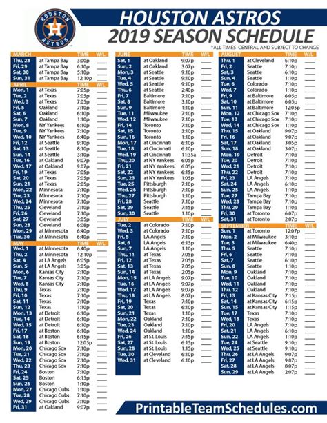 Houston Astros Schedule For 2022