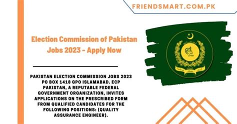 Election Commission of Pakistan Jobs 2023 - Apply Now