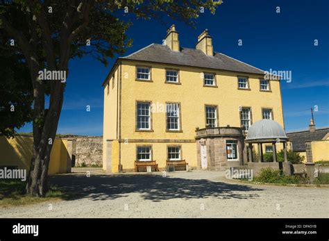 Banff Castle - historic building in the town of Banff, Aberdeenshire, Scotland. Now a community ...