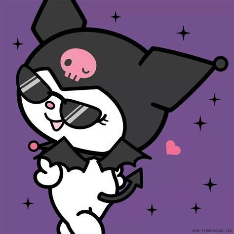 Kuromi is keepin' it cool in her shades today for National Sunglasses ...