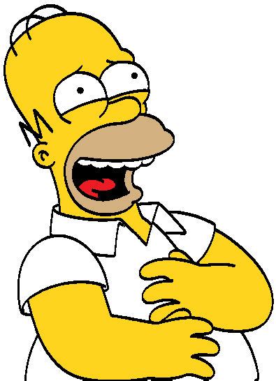 Homer Simpson Laughing by happaxgamma on DeviantArt