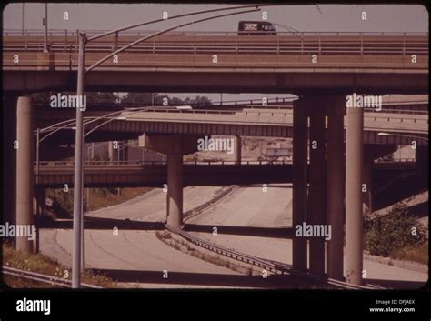 INTERSTATE 90-UNDER CONSTRUCTION FOR SEVERAL YEARS 550282 Stock Photo - Alamy