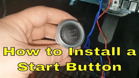 Push Button Start Wiring