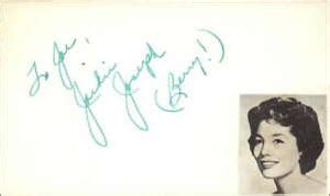 Jackie Joseph Actress Little Shop of Horrors Signed 3" x 5" Index Card ...