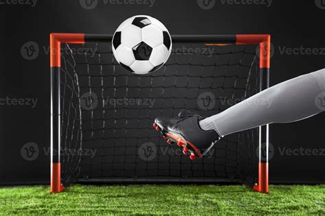 Football. Soccer. Soccer player dribbling with ball 13152427 Stock ...