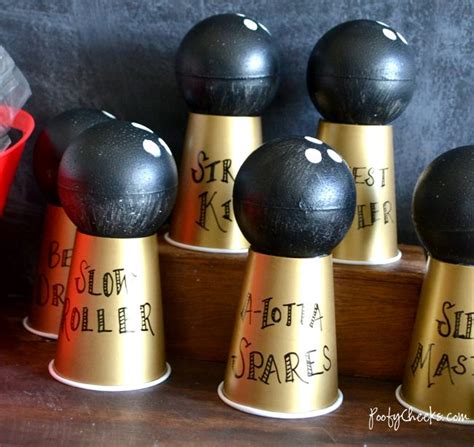 diy bowling trophy - Google Search | Bowling birthday party, Bowling party decorations, Bowling ...