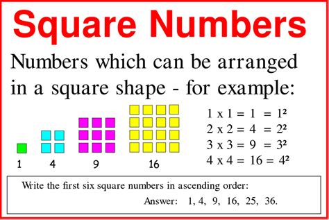 Number Square Printable