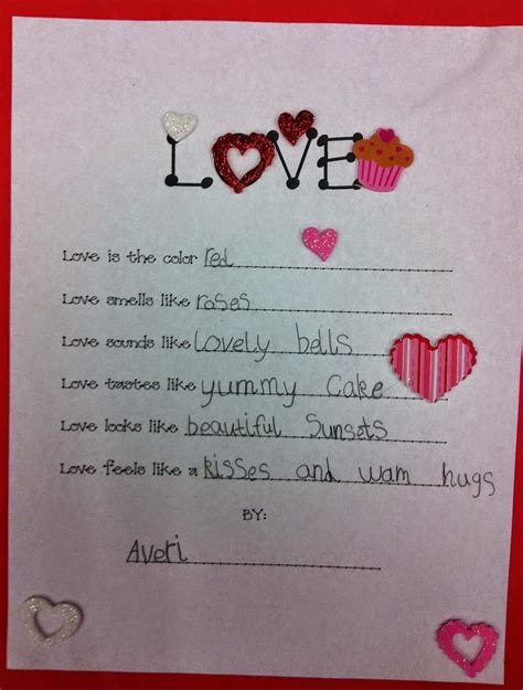 Mrs. Huff's Stuff: Authors and Artists Writing Club!: LOVE poems!