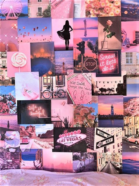 Wall Collage Pictures Aesthetic Pink Baddie - Shop unique custom made canvas prints, framed ...