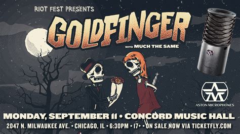 Help Us Pick The Opening Band For Goldfinger | Riot Fest