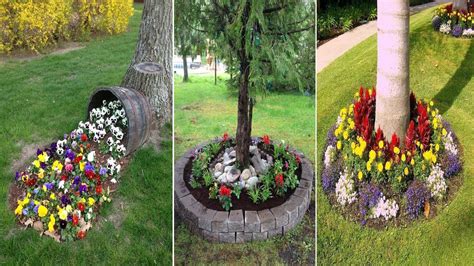 Lamp Post Makeover (and How to Create a Perfect Circle Flower Bed) | garden ideas - YouTube