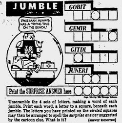 Classic Jumbles | jumble